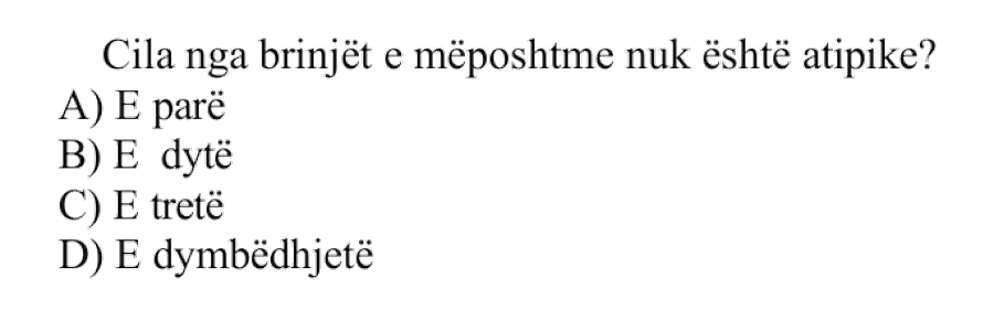 Pyetja 1